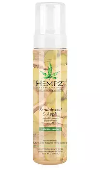 Hempz, Гель-мусс для душа Сандал и яблоко, 250 мл