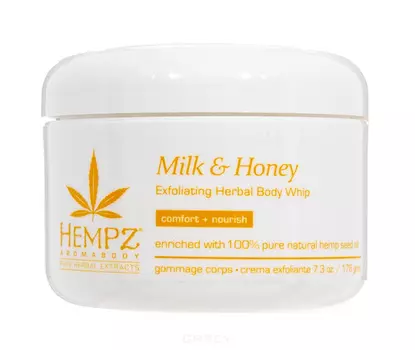 Hempz, Скраб для тела Молоко и мёд, 176 гр, 176 гр.