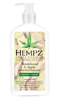 Hempz, Увлажняющее молочко для тела Сандал и яблоко, 500 мл