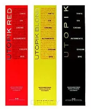 Hipertin, Utopik Altemente Ипертин Краска для волос Ипертин (палитра 103 цвета), 60 мл, 1/00U черный натуральный