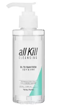 Holika Holika, All Kill Cleansing Oil To Foam Fresh Очищающее масло-пенка, освежающее, 155 мл Холика Холика