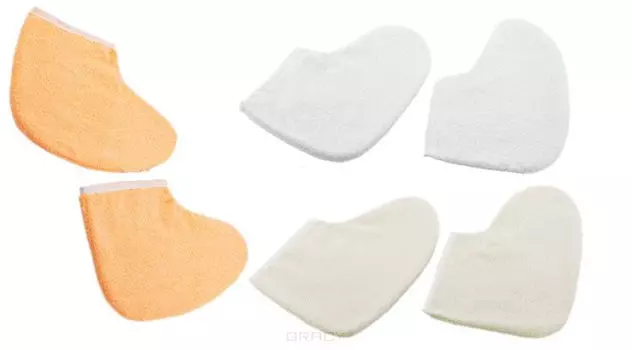 Igrobeauty, Махровые утеплители для ног, 1 пара, розовый, 1 пара