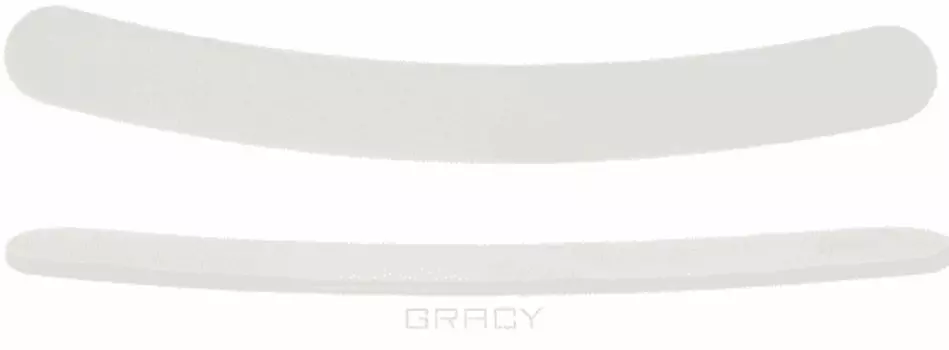 Igrobeauty, Пилка бумеранг, образивность 80*150 (2 цвета), 1 шт