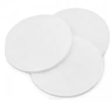 Igrobeauty, Салфетка для маникюра d5 см, белая, безворсовая, 100 шт