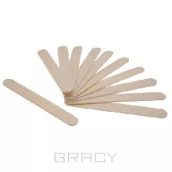 Igrobeauty, Шпатель деревянный, одноразовый, 100 шт (2 вида), 100 шт, 1 см*114 мм