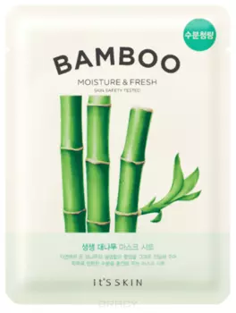 It's Skin, The Fresh Bamboo Mask Sheet Освежающая тканевая маска бамбук, 19 г