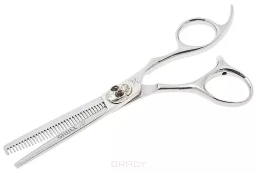 Katachi, Ножницы для филировки Katachi Skull 5,5" 35 зубцов, 5.5 black