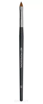 Ket Professional, Кисть язычковая универсальная для любых текстур и помады, соболь, 22s, 1 шт