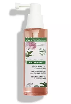 Klorane, Сыворотка успокаивающая с экстрактом Пиона для чувствительной и раздраженной кожи головы, 100 мл