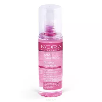 Кора, Гиалуроновая вода для всех типов кожи, 125 мл