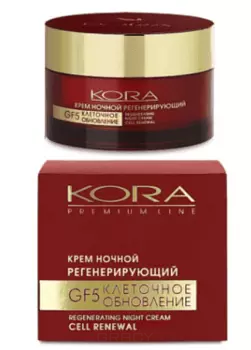 Кора, Крем ночной регенерирующий Premium Line, 50 мл