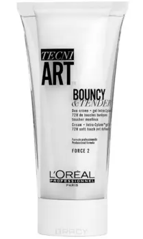 L'Oreal Professionnel, Крем-гель для создания локонов вьющихся волос Tecni Art Bouncy and Tender Dual Stylers, 150 мл