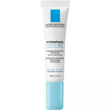 La Roche Posay, Интенсивно увлажняющий крем-гель для контура глаз Hydraphase Intense Yeux, 15 мл