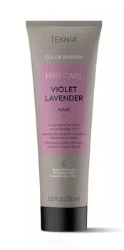 Lakme, Маска для обновления цвета фиолетовых оттенков волос Teknia Refresh Violet Lavender Mask, 1 л