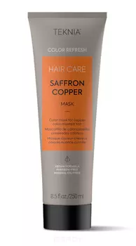 Lakme, Маска для обновления цвета медных оттенков волос Teknia Refresh Saffron Copper Mask, 250 мл