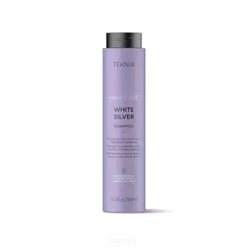 Lakme, Тонирующий шампунь для нейтрализации желтого оттенка волос.Teknia White Silver Shampoo, 100 мл