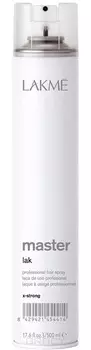Lakme, Жидкий лак для волос экстра сильной фиксации Master lak x-strong, 750 мл