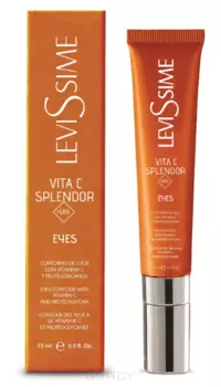 Levissime, Интеллектуальный крем для глаз с витамином С с керамическим аппликатором Vita C Eyes + GPS, 15 мл