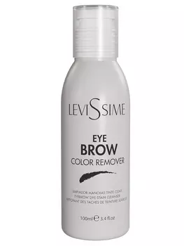 Levissime, Очищающий лосьон для снятия краски с кожи Eyebrow Color Remover, 100 мл
