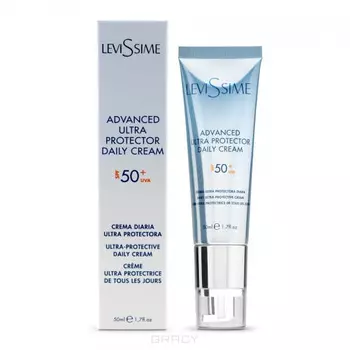 Levissime, Солнцезащитный крем-гель для лица SPF 50+ Advanced Ultra Protector Daily Cream, 50 мл