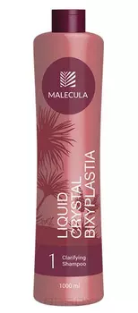 Malecula, Подготавливающий шампунь Liquid Crystal Bixyplastia Шаг 1, 500 мл