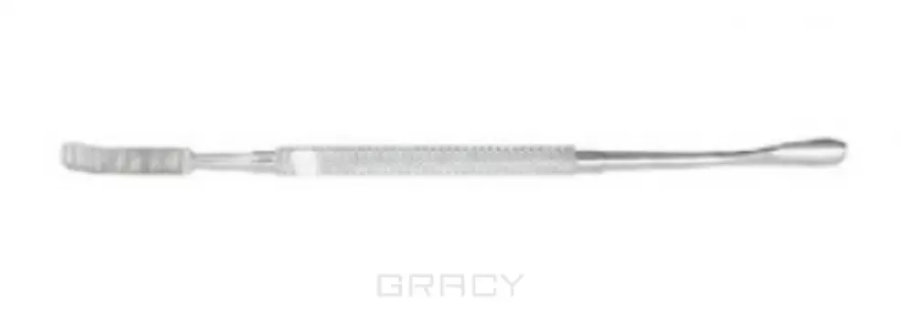 Mars, Пилочка для ногтей двусторонняя, изогнутая из коррозионностойкой стали, 3382, 1 шт