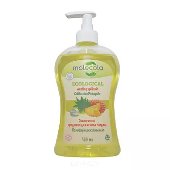 Molecola, Средство для мытья посуды Калифорнийский Ананас, 500 мл
