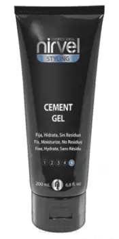 Nirvel, Гель для волос экстрасильной фиксации "Цемент" Cement Gel, 200 мл