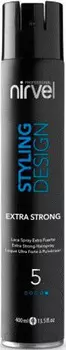 Nirvel, Лак для волос экстрасильной фиксации (5 степень фиксации) EXTRA STRONG, 400 мл