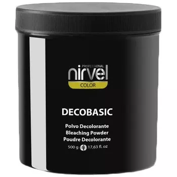 Nirvel, Супра для осветления волос белая Decobasic, 500 гр, 500 гр (в пакете)