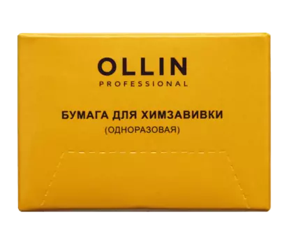 OLLIN, Бумага для химзавивки (одноразовая) 75х50 мм, 1000 шт, 395829