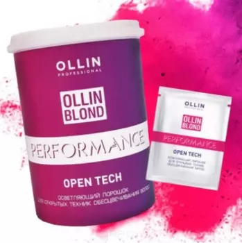 OLLIN, Осветляющий порошок Open Tech Performance, 500 гр.