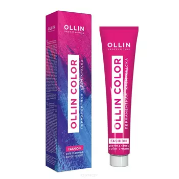 OLLIN, Перманентная крем-краска Ollin color - Fashion Color (5 тонов), Анти-желтый, 60 мл