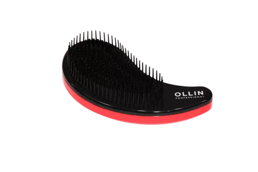 OLLIN, Щётка для бережного расчёсывания с ручкой, 1 шт