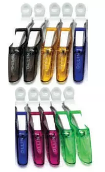 OLLIN, Зажимы пластиковые усиленные, 115 мм (10 шт)