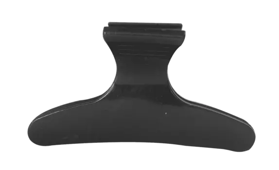 OLLIN, Зажимы "Бабочки", 55 мм, чёрные, 12 шт