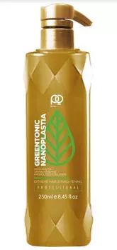 Paul Oscar, Одноэтапное аминокислотное выпрямление для всех типов волос GreenTonic Nanoplastiya, 100 мл (розлив)