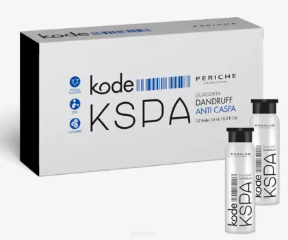 Periche, Комплекс плацентарный против перхоти Kode KSPA Placenta, 10 амп*10 мл