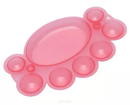 Planet Nails, Палитра для смешивания краски Планет Нейлс, 1 шт, Полупрозрачный