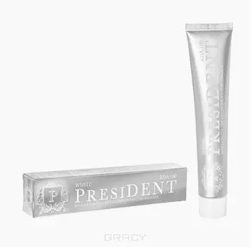 President, Паста зубная White, 50 мл