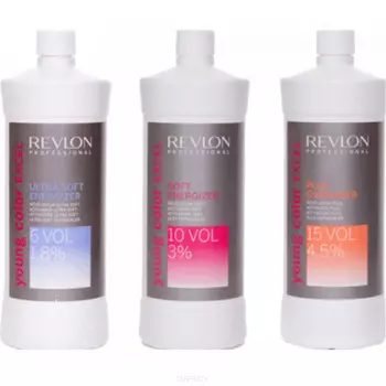 Revlon Professional, Биоактиватор-оксигент ультра софт YCE Young Color Excel, (1,8, 3, 4,5%), 900 мл, 1,8%