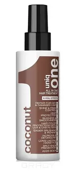 Revlon Professional, Спрей-уход Uniq One All in one Coconut hair treatment Кокос, 150 мл.