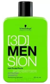 Schwarzkopf Professional, Шампунь для активации роста волос 3D Men, 250 мл
