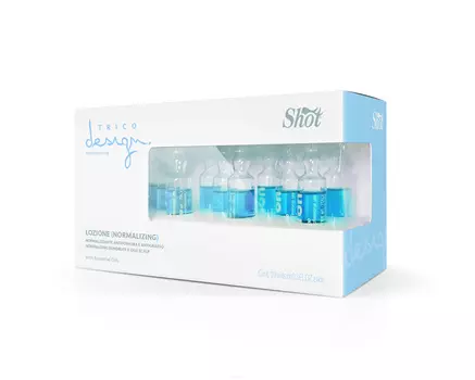 Shot, Лосьон против перхоти для жирной кожи головы, 10х10 мл