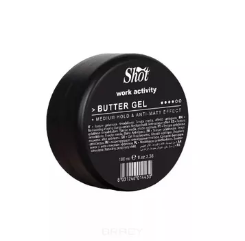 Shot, Моделирующий гель для укладки волос средней фиксации, 100 мл