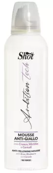 Shot, Мусс для волос антижелтый эффект Mousse Anti-Giallo, 200 мл