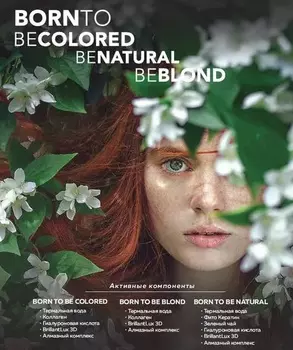 Shot, Палитра оттенков крем-красок для волос Born to Be компактная, 1 шт