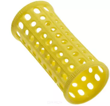 Sibel, Бигуди пластиковые 30 мм желтые, 10 шт./уп.