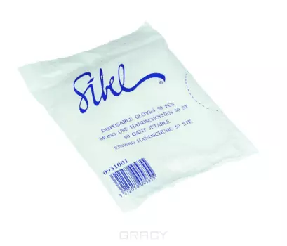 Sibel, Перчатки одноразовые, 50 шт (2 размера), 50 шт, размер М