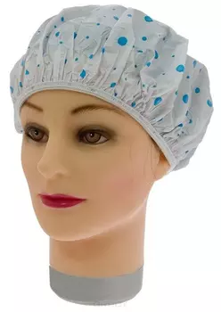 Sibel, Шапочка для душа в горошек, 1 шт